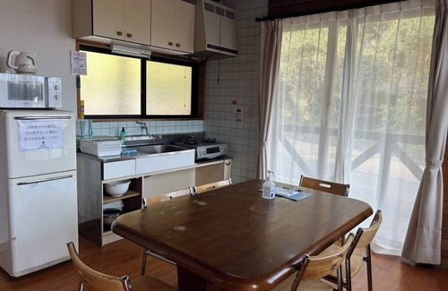 Miyazaki Cabaña | Cottage for up to 6 people Kitchen shower bedd / Miyazaki Miyazaki
