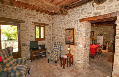 Lisciano Niccone Cabaña | Villa Lisciano con encanto de piscina