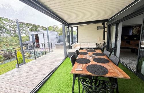 Sainte-Foy Chalet De Esquí | Cottage Luxe 3 Chambres, Jacuzzi, Piscine et Parking à 12 km des Sables d'Olonne - FR-1-197-608
