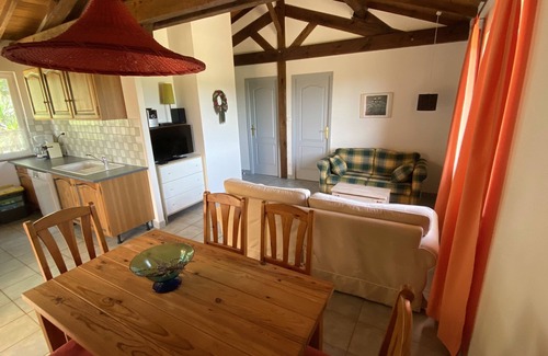 Pays-de-Belves Casa | Casa de vacaciones con piscina climatizada, 5 pers. terraza cubierta, wifi gratis