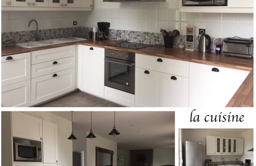 Ychoux Casa | Casa rural con piscina climatizada en un parque de 2700 m2.