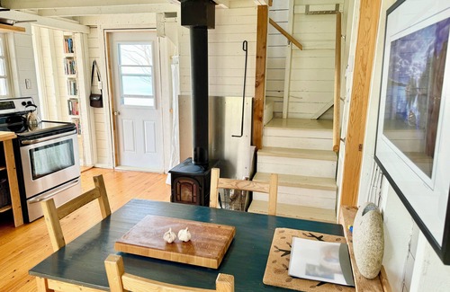 Chimney Corner Cabaña | Deep Blue Sea Cottage con vistas increíbles