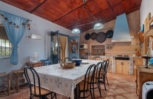 Arroyomolinos de Leon Casa | Casa de campo "El Rincón" con vistas a la montaña, piscina privada y 2 terrazas