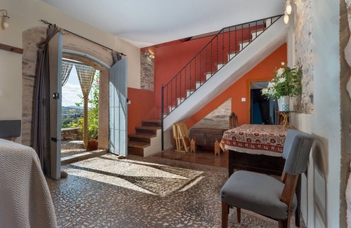 Arroyomolinos de Leon Casa | Casa de campo "El Rincón" con vistas a la montaña, piscina privada y 2 terrazas