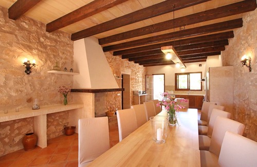 Campos Villa | Casa de campo 'Son Rossinyol' con vistas a la montaña, piscina privada y Wi-Fi