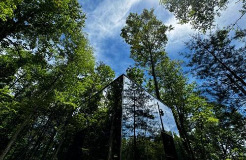 Balsam Grove Casa | Couples Mirror Cabin- Reflections at Valley Bear Farms Resort