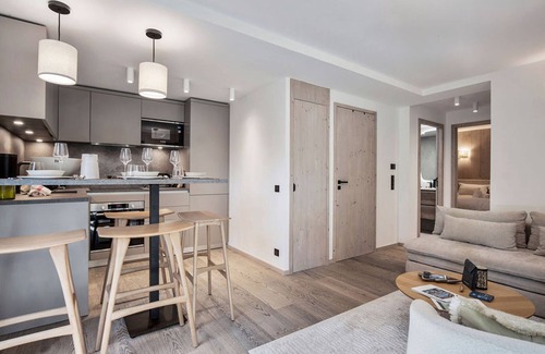 Le Praz Apartamento | Courchevel Le Praz: Piso 36m², 2 adultos + 2 niños, Wifi, Parking