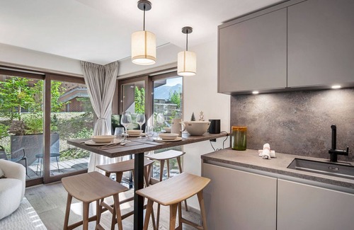 Le Praz Apartamento | Courchevel Le Praz: Piso 36m², 2 adultos + 2 niños, Wifi, Parking