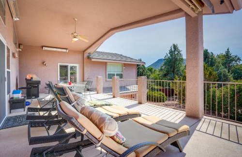 Oak Creek Casa | Covered Deck and Red Rock Views Home in Sedona