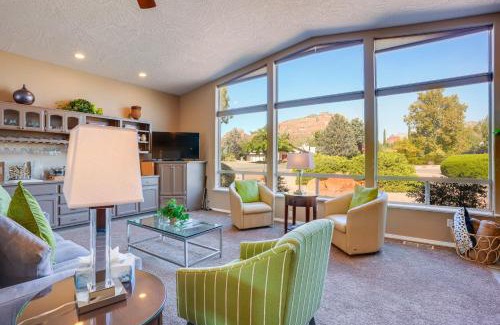 Oak Creek Casa | Covered Deck and Red Rock Views Home in Sedona