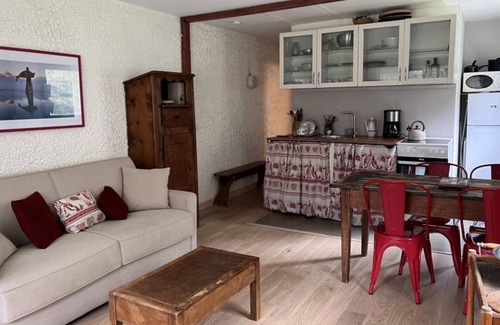 Les Contamines-Montjoie Apartamento | Couv piscina App / calefacción / jardín / Telecab 100m / 200m base / ocio / Garaje y Parkin
