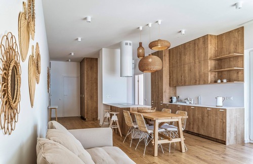 Gizycko Apartamento | Cozy 1-bedroom apartment in charming Giżycko with AC, WiFi A12