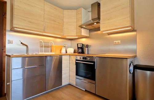 Les Houches Apartamento | Acogedor piso de 2 piezas, 4 pers., centro de Les Houches con garaje