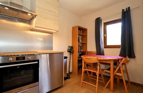 Les Houches Apartamento | Acogedor piso de 2 piezas, 4 pers., centro de Les Houches con garaje