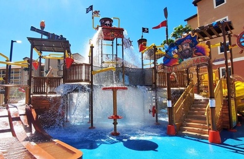 Florida Central Atlantic Coast Complejo | Cozy 3-bedroom resort with 2 jacuzzi's, waterpark, fitness in beautiful Orlando