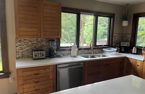 Swiftwater Casa | Casa en lel bosque cerca de lugares para esquiar o zenderismo