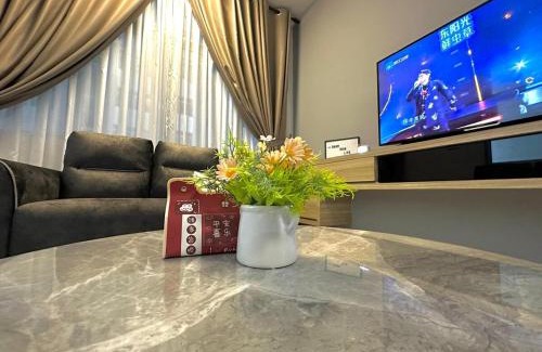 Kuching Apartamento | Cozy 3BR Riverfront Sweet Homestay Kuching