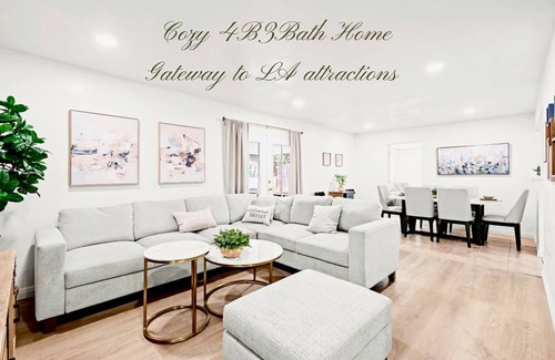 La Puente Casa | Cozy 4BR close to Disneyland and Downtown LA
