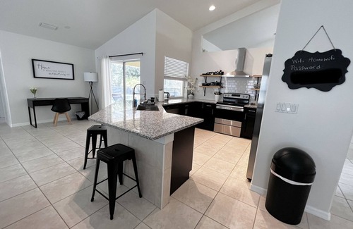 Port Saint Lucie Villa | Cozy 4BR Home w/ Solar heated Pool, BBQ, & Bonfire