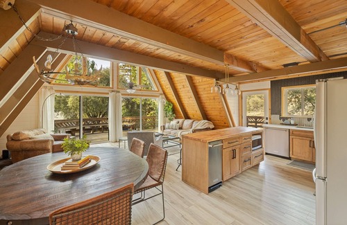 Bass Lake Cabina | Acogedor A Frame Cabin, Bass Lake, Ca
