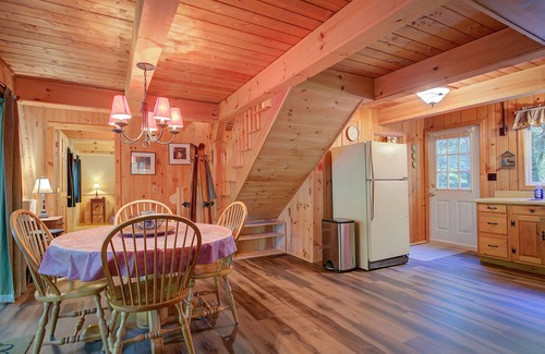 Alton Bay Casa | Cozy A-frame Cabin- Walk to Hills pond/Sunset lake- 20 mins to gunstock