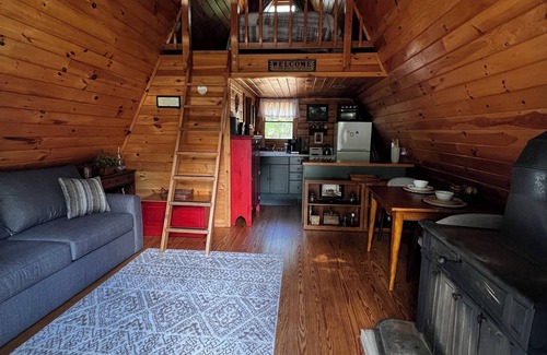 Hadley Cabina | Cozy Adirondack Cabin Near Lake George w/ Wood Burning Stove & Lake Access