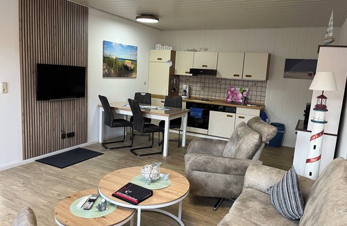 Borkum Apartamento | Cozy apartment near the south beach, up to 4 pers. Handicapped / wheelchair accessible