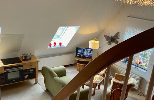 Darup Apartamento | Acogedor apartamento en una granja de Westfalia con sauna propia