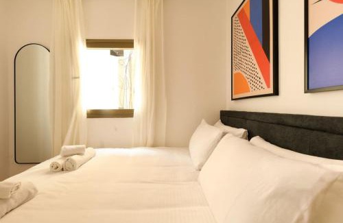 Kerem HaTeimanim Apartamento | Cozy Apt 4-min from the Beach with Mamad by Sea N' Rent