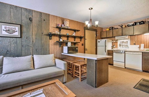 Big Sky Apartamento | Cozy Big Sky Studio ~ 1 Mile to Mtn Village!