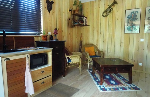 Saint-Andre-de-Cruzieres Chalet De Esquí | Cozy cottage under the oaks with outdoor kitchen, ideal for recharge.