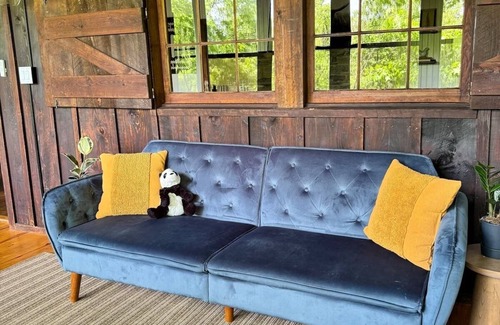Rileyville Cabina | Cozy Cabin on Shenandoah River —Canoe, Kayak, Hot Tub, WiFi, EV Charger, AC, TV