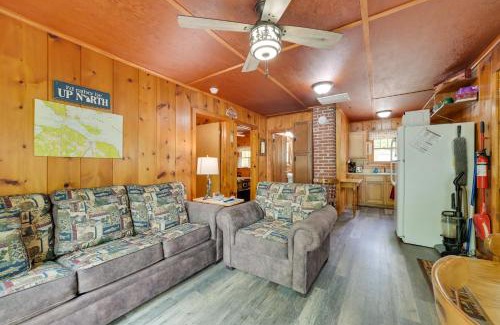 Carp Lake Casa | Cozy Carp Lake Cottage with Dock, Kayaks and Fire Pit