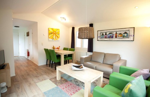 Hulshorst Chalet De Esquí | Acogedor chalet con lavavajillas, en un parque de vacaciones en Veluwemeer
