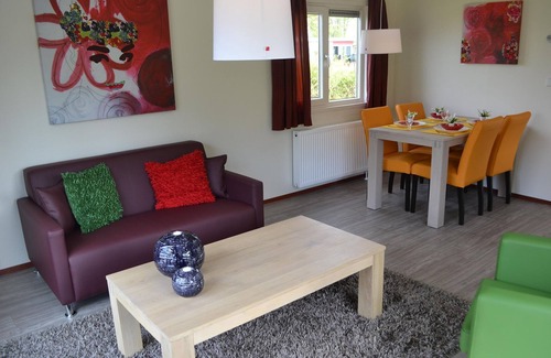 Hulshorst Chalet De Esquí | Acogedor chalet con lavavajillas, en un parque de vacaciones en Veluwemeer