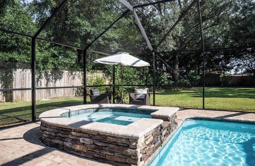 Wright Casa | Cozy Coastal Haven - Private Pool, Outdoor Kitchen, and Living Space