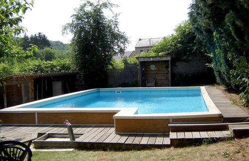 Hastiere-Lavaux Casa | acogedor, confortable, completo, espacioso para 6 personas. casa de vacaciones con piscina climatizada
