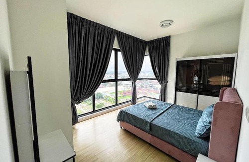 Sungai Buloh Apartamento | Cozy & Comfy Home Dsara Sentral Opposite MRT