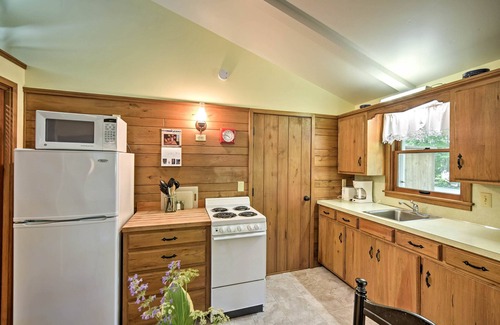 Fish Creek Cabaña | ¡NUEVO! ¡Ephraim acogedor "Cedar Cottage" con cubierta privada!