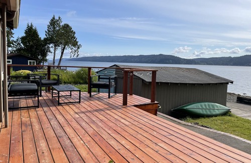 Potlatch Cabina | Acogedora cabaña en Hood Canal con Mt Ranier Ver