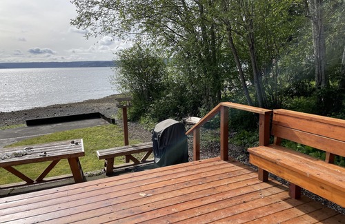 Potlatch Cabina | Acogedora cabaña en Hood Canal con Mt Ranier Ver