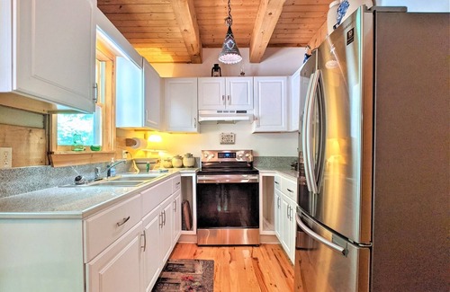 Asheville Cabina | Cozy Cove Cabin: 3BR 2BA Modern Comfort Meets Rustic Charm