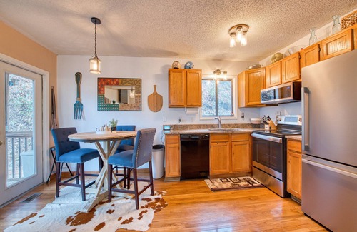 Clyde Casa | Cozy Creekside Cabin Retreat in Clyde, NC
