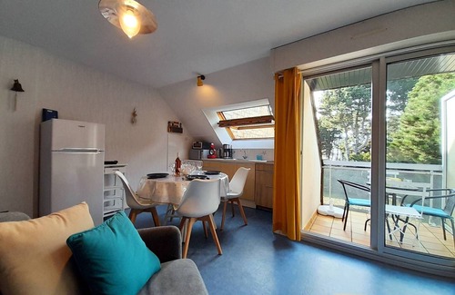 Saint-Philibert Apartamento | Apartamento dúplex con balcón y WIFI, cerca de la playa, para 4 personas - Saint-Philibert