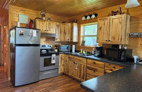 Chippewa Falls Cabina | Cozy family getaway right on Lake Wissota!