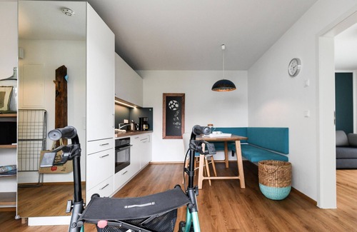 Waggershausen Apartamento | Cozy first floor apartment with covered terrace - ideal for 4-legged friends.