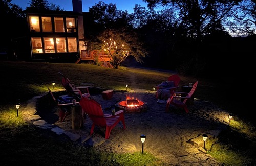 Blodgett Mills Chalet De Esquí | Cozy Hillside Chalet w/ Large Yard and Firepit - Greek Peak/Cortland/Ithaca