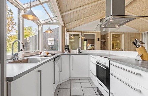 Handrup Strand Casa | Acogedora casa en Ebeltoft con sauna