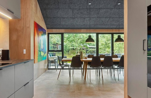Helberskov Strand Casa | Acogedora casa en Hadsund con sauna