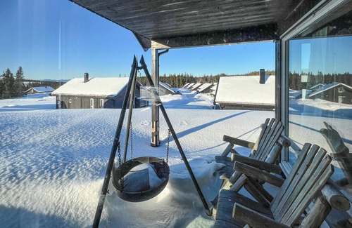 Sjusjoen Casa | Acogedora casa en Sjusjøen con sauna